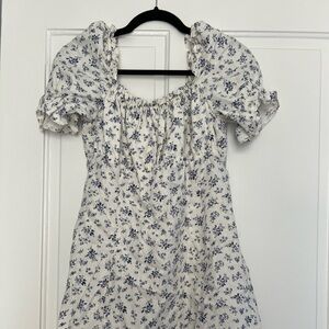 Reformation Puff Sleeve Mini